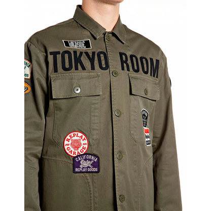 SOBRECAMISA PARCHES - VERDE - REPLAY | M000U.000.00QWYW