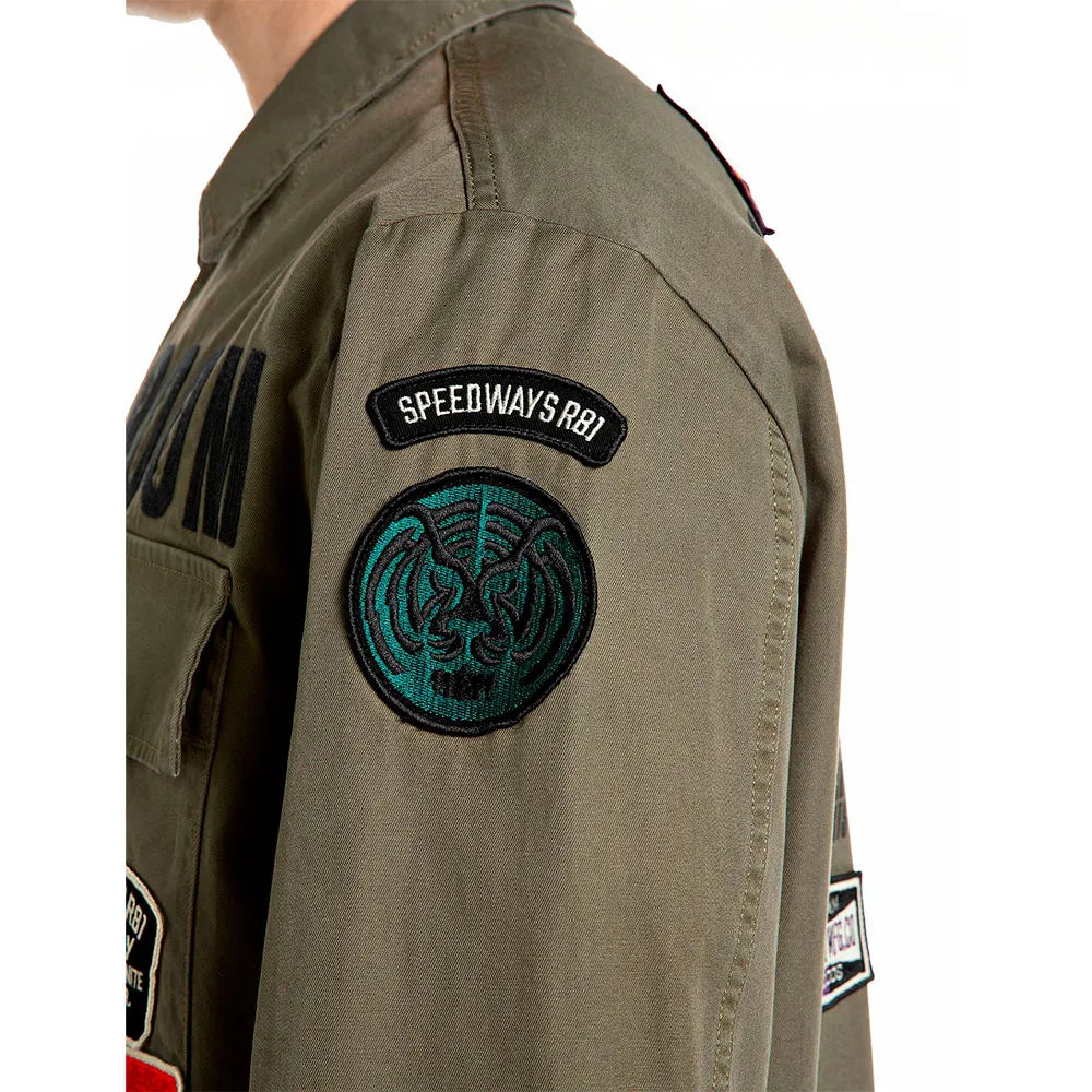 SOBRECAMISA PARCHES - VERDE - REPLAY | M000U.000.00QWYW