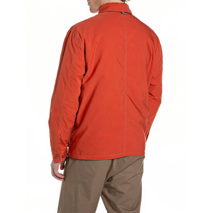CHAQUETA REGULAR FIT CON BOLSILLOS FINA - NARANJA - REPLAY | M8521 .000.85518