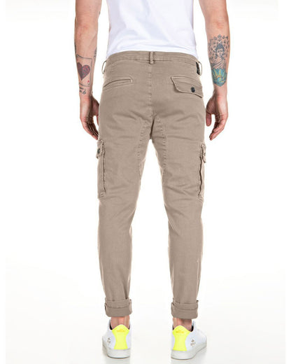 PANTALÓN VAQUEROS CARGO SLIM FIT JAAN HYPERFLEX - BEIGE - REPLAY | M9649.000.8366197