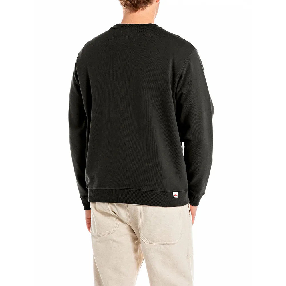 SUDADERA BORDADO PECHO - NEGRO - REPLAY | M3179.000.21842