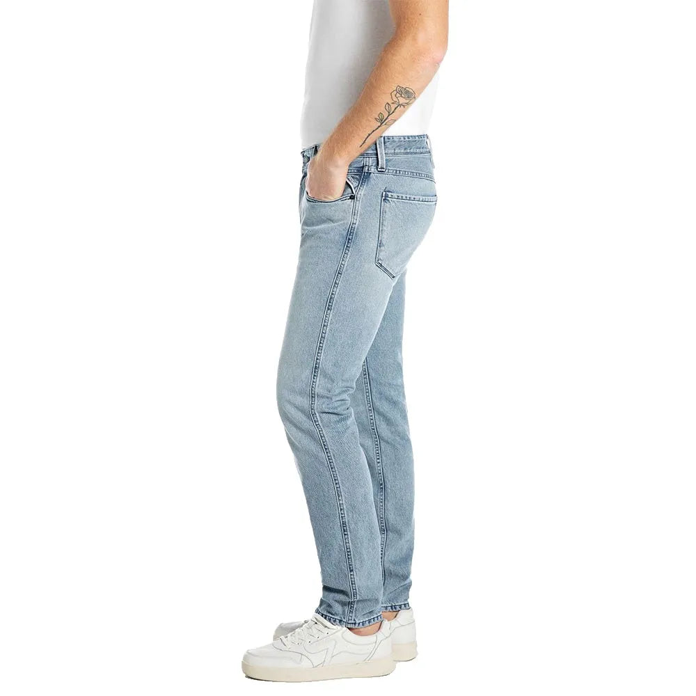 PANTALÓN VAQUERO AJUSTADO SLIM FIT ANBASS - AZUL CLARO - REPLAY | M914H.000.918 988