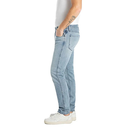 PANTALÓN VAQUERO AJUSTADO SLIM FIT ANBASS - AZUL CLARO - REPLAY | M914H.000.918 988