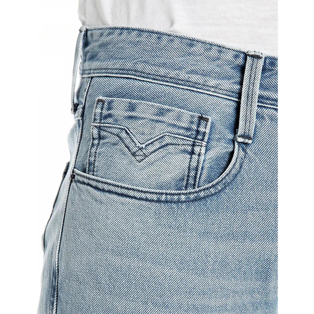 PANTALÓN VAQUERO AJUSTADO SLIM FIT ANBASS - AZUL CLARO - REPLAY | M914H.000.918 988