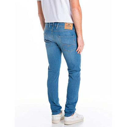 PANTALÓN VAQUERO AJUSTADO SLIM FIT ANBASS - AZUL - REPLAY | M914Y.000.41A 876