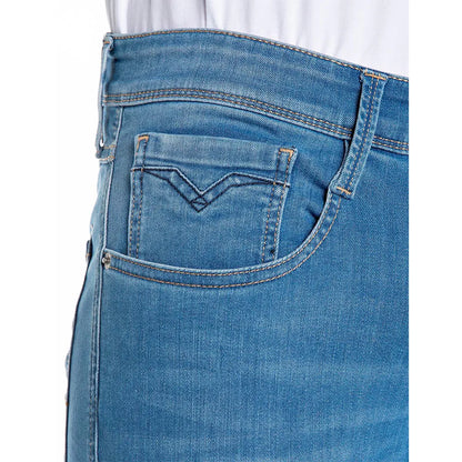 PANTALÓN VAQUERO AJUSTADO SLIM FIT ANBASS - AZUL - REPLAY | M914Y.000.41A 876
