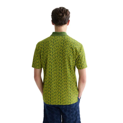 POLO CON ESTAMPADO STRUCTURED - AMARILLO/VERDE - SCOTCH & SODA | 183135