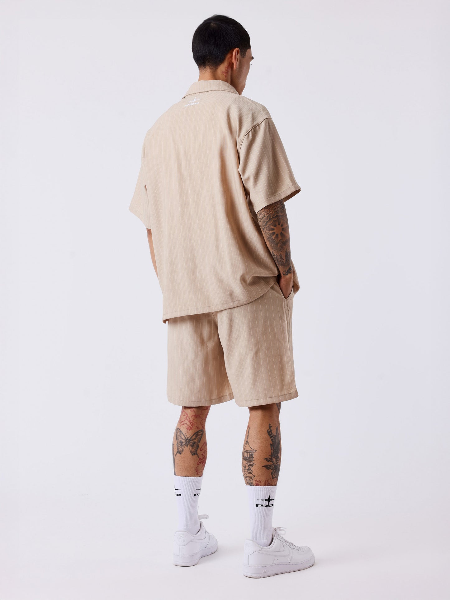 BERMUDA A RAYAS - BEIGE - PROJECT X PARIS | 2644002_BG