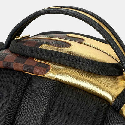 MOCHILA SHARK IN PARIS GOLD DRIP BACKPACK - MARRÓN - SPRAYGROUND | 910B9250NSZ