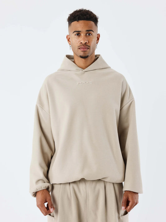 SUDADERA CAPUCHA OVERSIZE BOXY - BEIGE - PROJECT X PARIS | PXP 2522502_BG