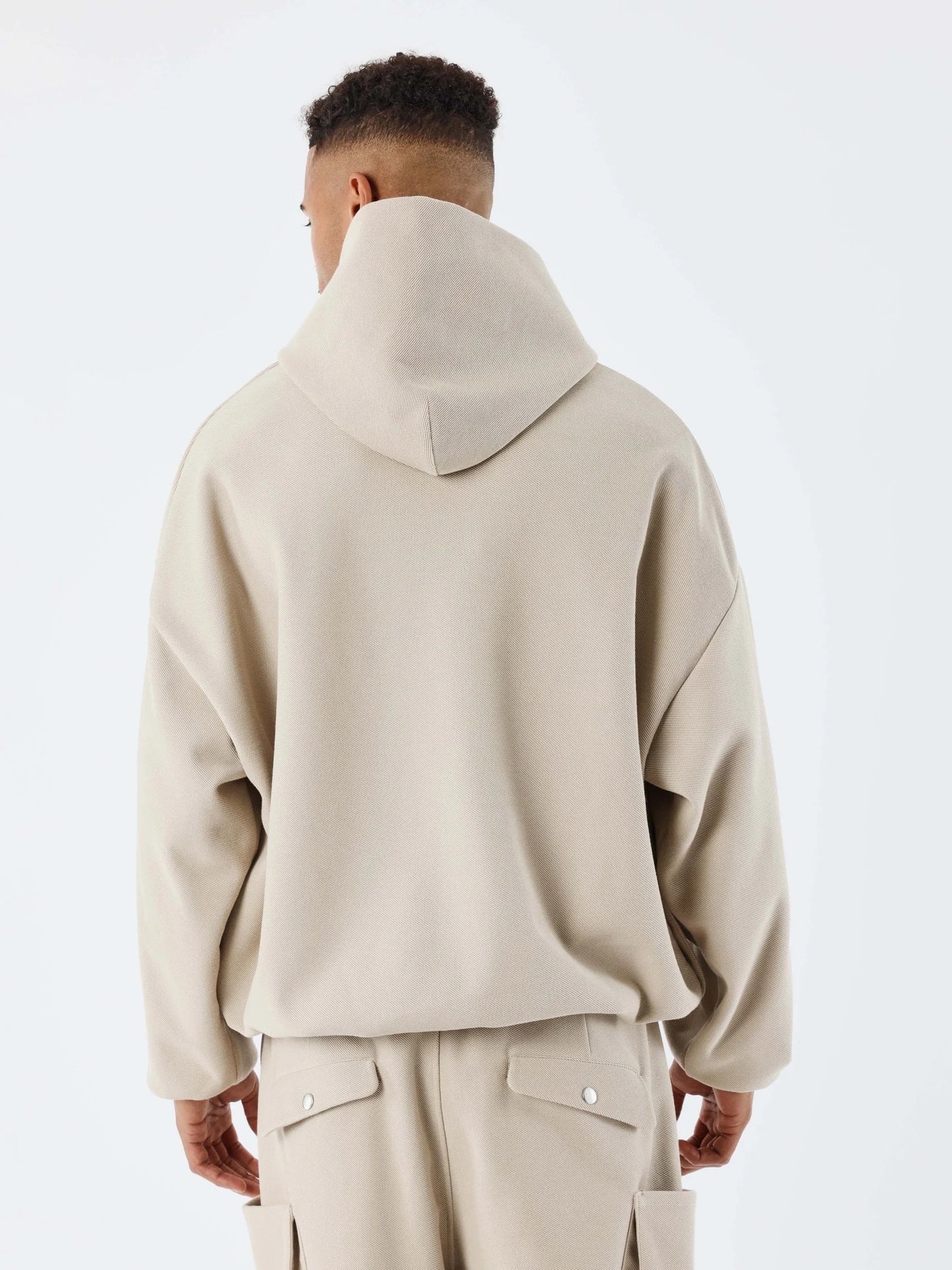 SUDADERA CAPUCHA OVERSIZE BOXY - BEIGE - PROJECT X PARIS | PXP 2522502_BG