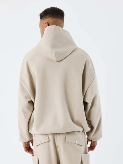 SUDADERA CAPUCHA OVERSIZE BOXY - BEIGE - PROJECT X PARIS | PXP 2522502_BG