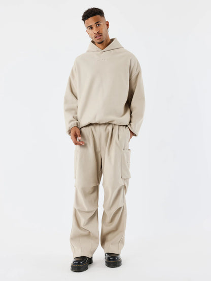 SUDADERA CAPUCHA OVERSIZE BOXY - BEIGE - PROJECT X PARIS | PXP 2522502_BG