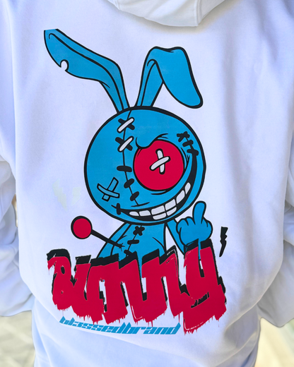 SUDADERA CON CAPUCHA "BUNNY" - BLANCO - BLESSED BRAND | BL3SSED