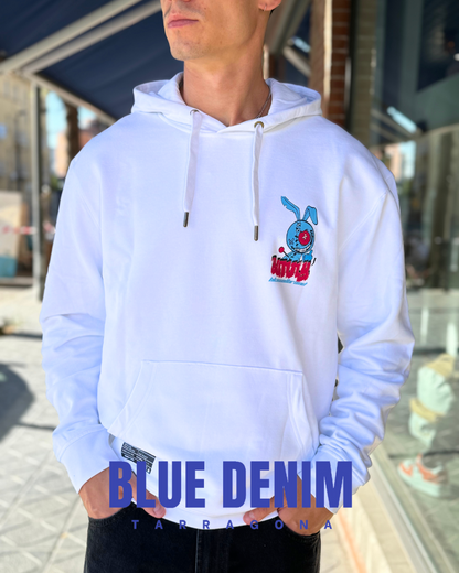 SUDADERA CON CAPUCHA "BUNNY" - BLANCO - BLESSED BRAND | BL3SSED