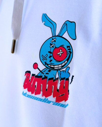 SUDADERA CON CAPUCHA "BUNNY" - BLANCO - BLESSED BRAND | BL3SSED