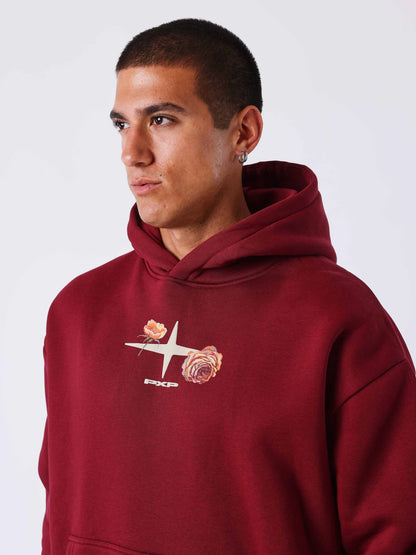 SUDADERA CAPUCHA "GOTHIC ROSES" - BURDEOS - PROJECT X PARIS | PXP 2522175