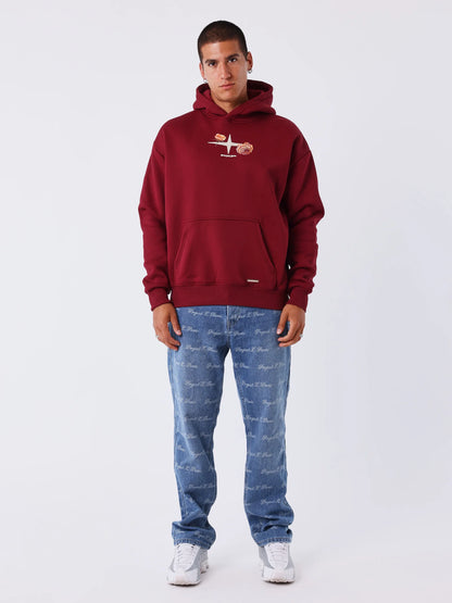 SUDADERA CAPUCHA "GOTHIC ROSES" - BURDEOS - PROJECT X PARIS | PXP 2522175