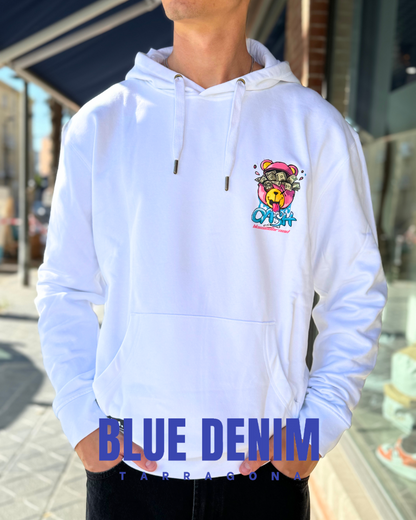 SUDADERA CON CAPUCHA "FILL ME" - BLANCO - BLESSED BRAND | BL3SSED