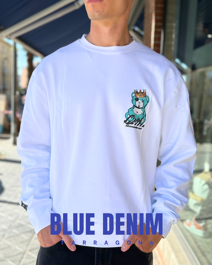 SUDADERA "BORN TO BE COOL" - BLANCO - BLESSED BRAND | BL3SSED