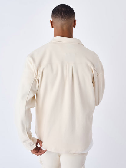 SOBRECAMISA ESSENTIALS ESTILO CARGO  - CREMA - PROJECT X PARIS | 2433131-OW