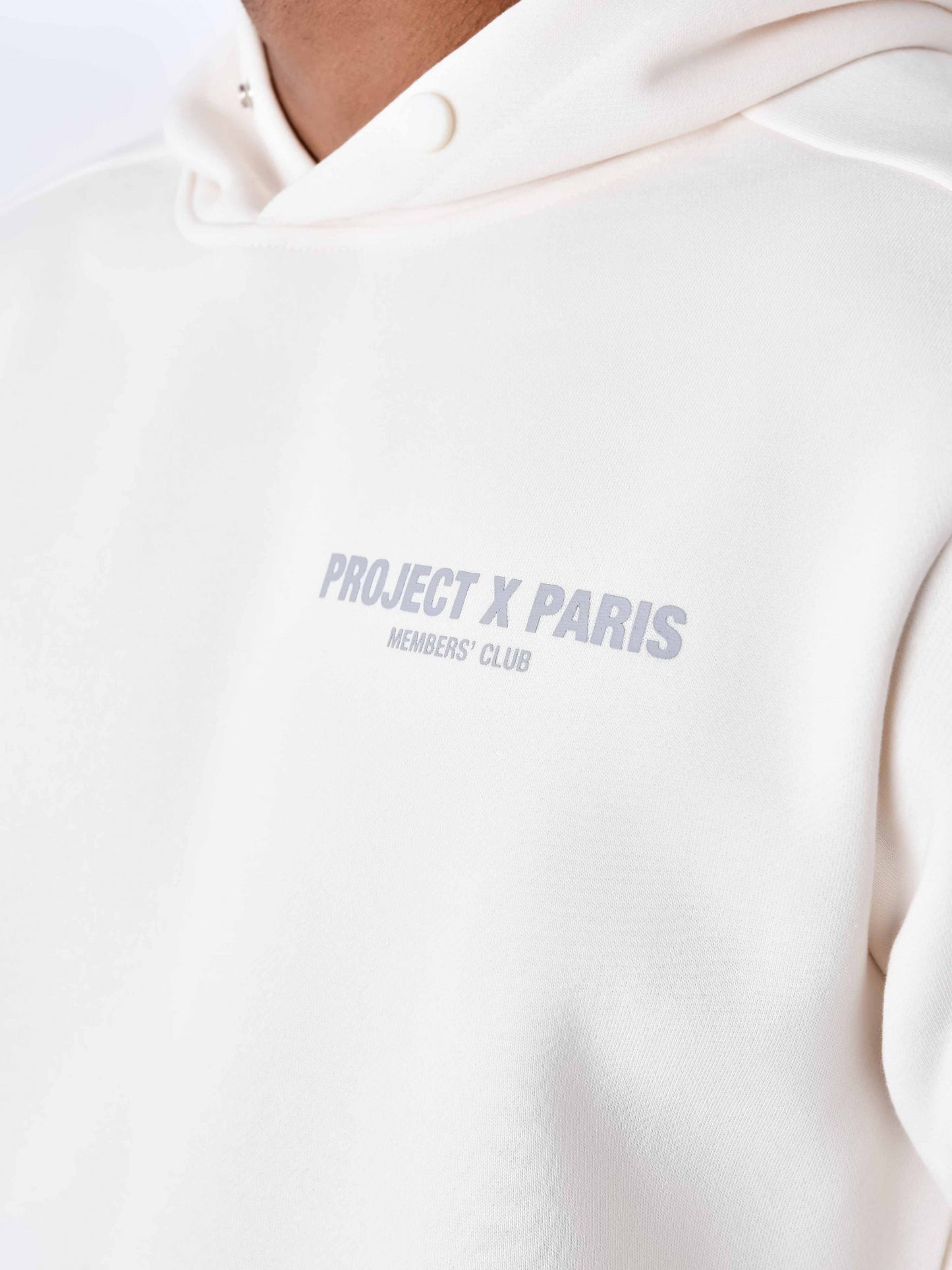 SUDADERA CON CAPUCHA "CLUB DE SOCIOS" - BEIGE - PROJECT X PARIS | 2422052-CCGY2