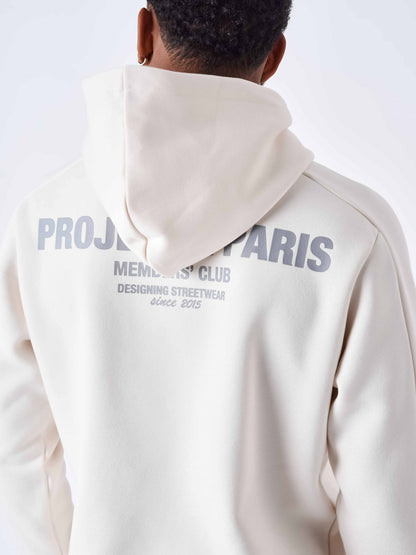 SUDADERA CON CAPUCHA "CLUB DE SOCIOS" - BEIGE - PROJECT X PARIS | 2422052-CCGY2