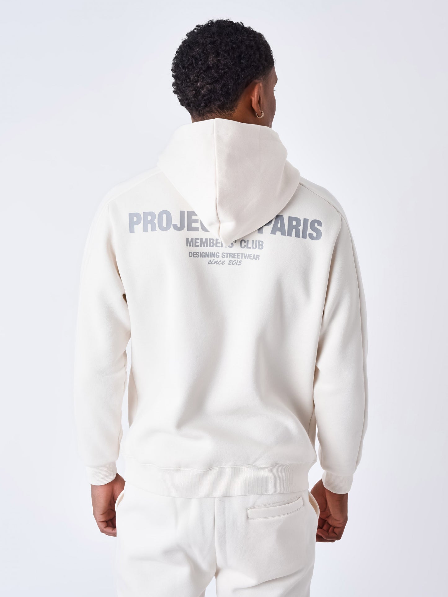 SUDADERA CON CAPUCHA "CLUB DE SOCIOS" - BEIGE - PROJECT X PARIS | 2422052-CCGY2