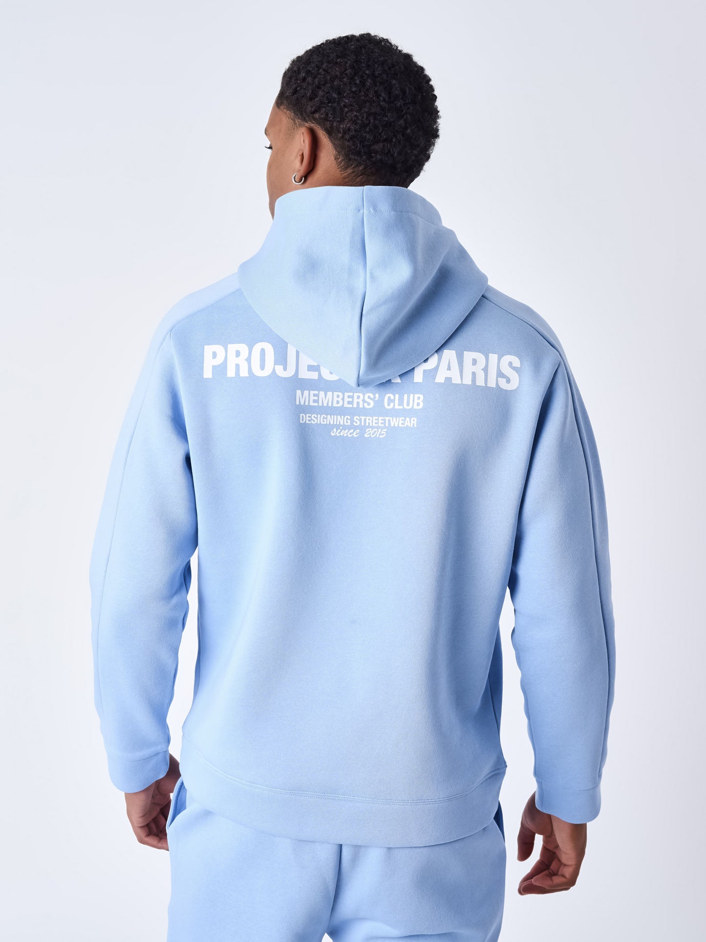 SUDADERA CON CAPUCHA "CLUB DE SOCIOS" - AZUL - PROJECT X PARIS | 2422052-CBOW