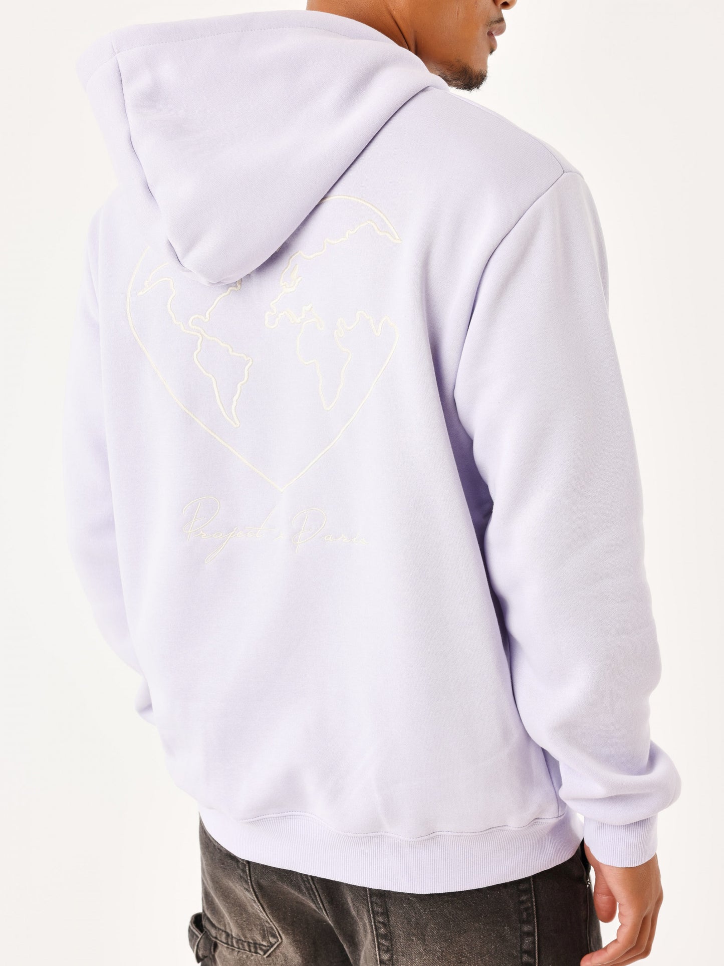 SUDADERA CON CAPUCHA CORAZÓN "HEART" DEL MUNDO - VIOLETA - PROJECT X PARIS | 2422130-PH