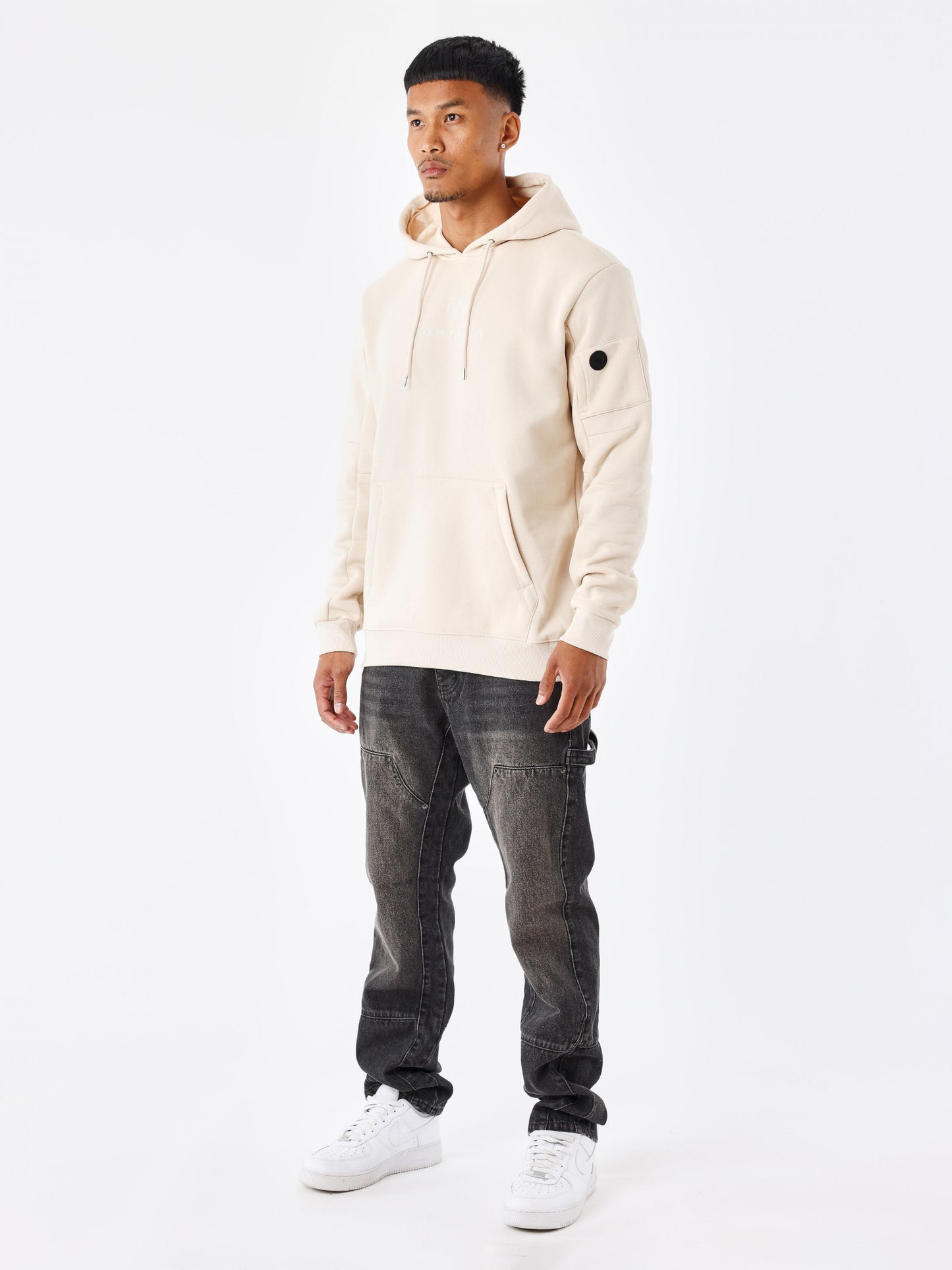 SUDADERA CON CAPUCHA TECHWEAR - BEIGE - PROJECT X PARIS | 2322042-IV