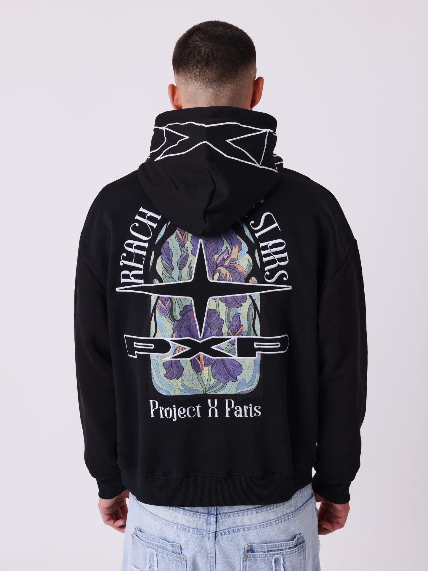 SUDADERA CAPUCHA "VITRAIL" - NEGRO - PROJECT X PARIS | PXP 2522174