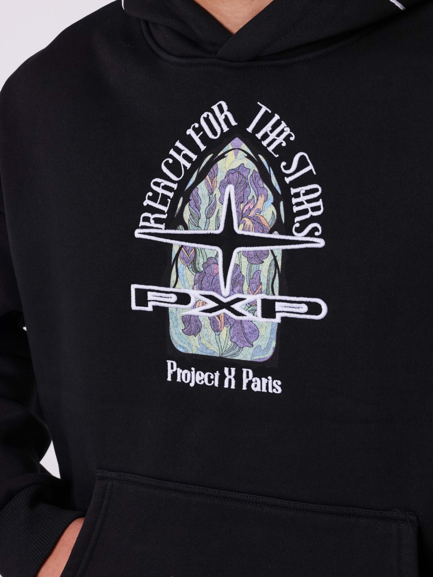 SUDADERA CAPUCHA "VITRAIL" - NEGRO - PROJECT X PARIS | PXP 2522174