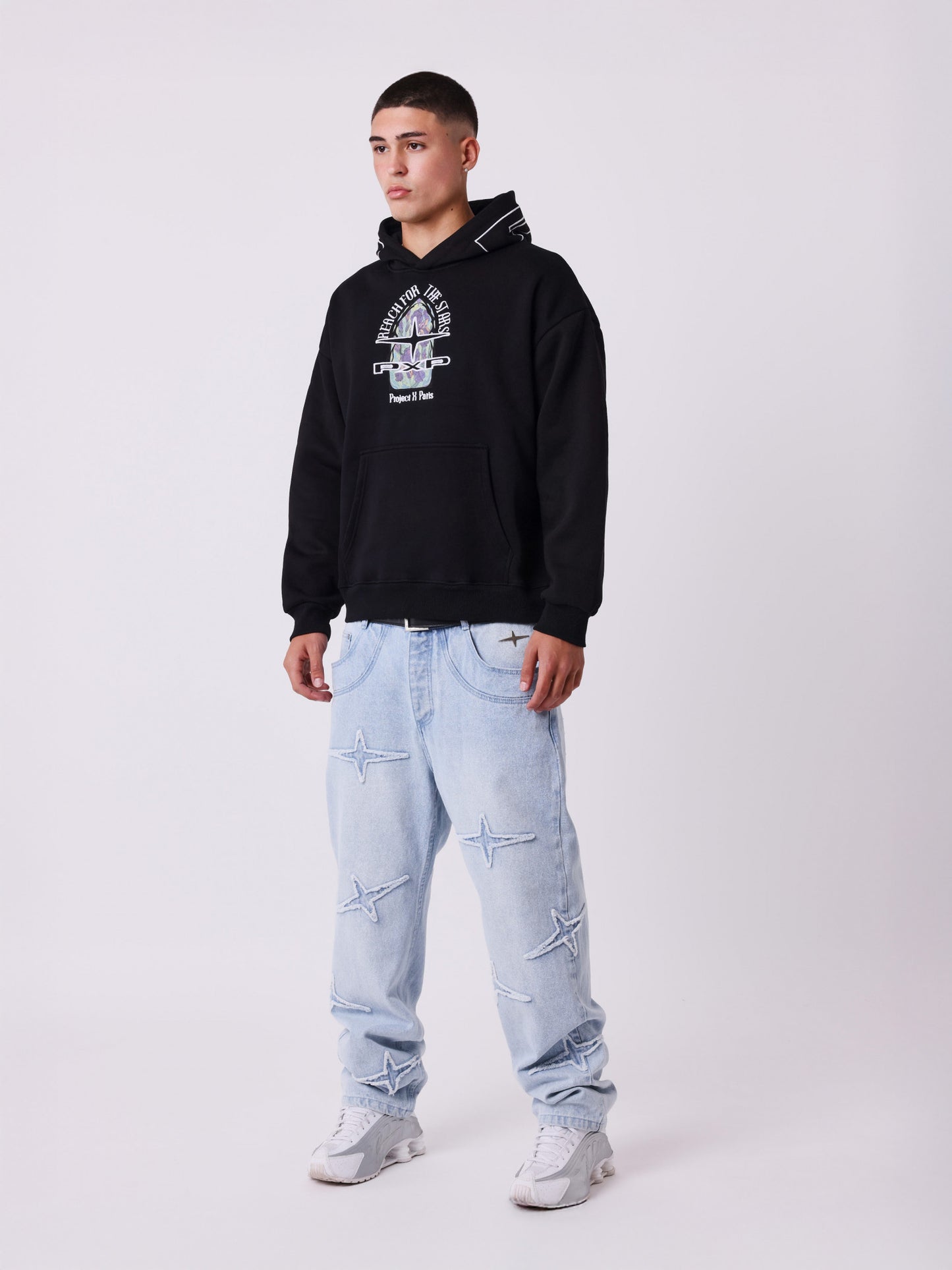 SUDADERA CAPUCHA "VITRAIL" - NEGRO - PROJECT X PARIS | PXP 2522174