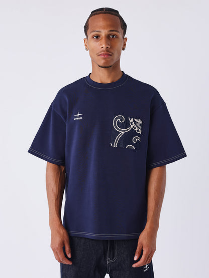 CAMISETA BANDANA - AZUL MARINO - PROJECT X PARIS | 2511002-BS