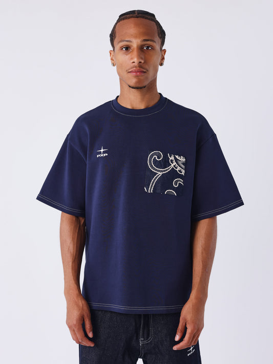 CAMISETA BANDANA - AZUL MARINO - PROJECT X PARIS | 2511002-BS