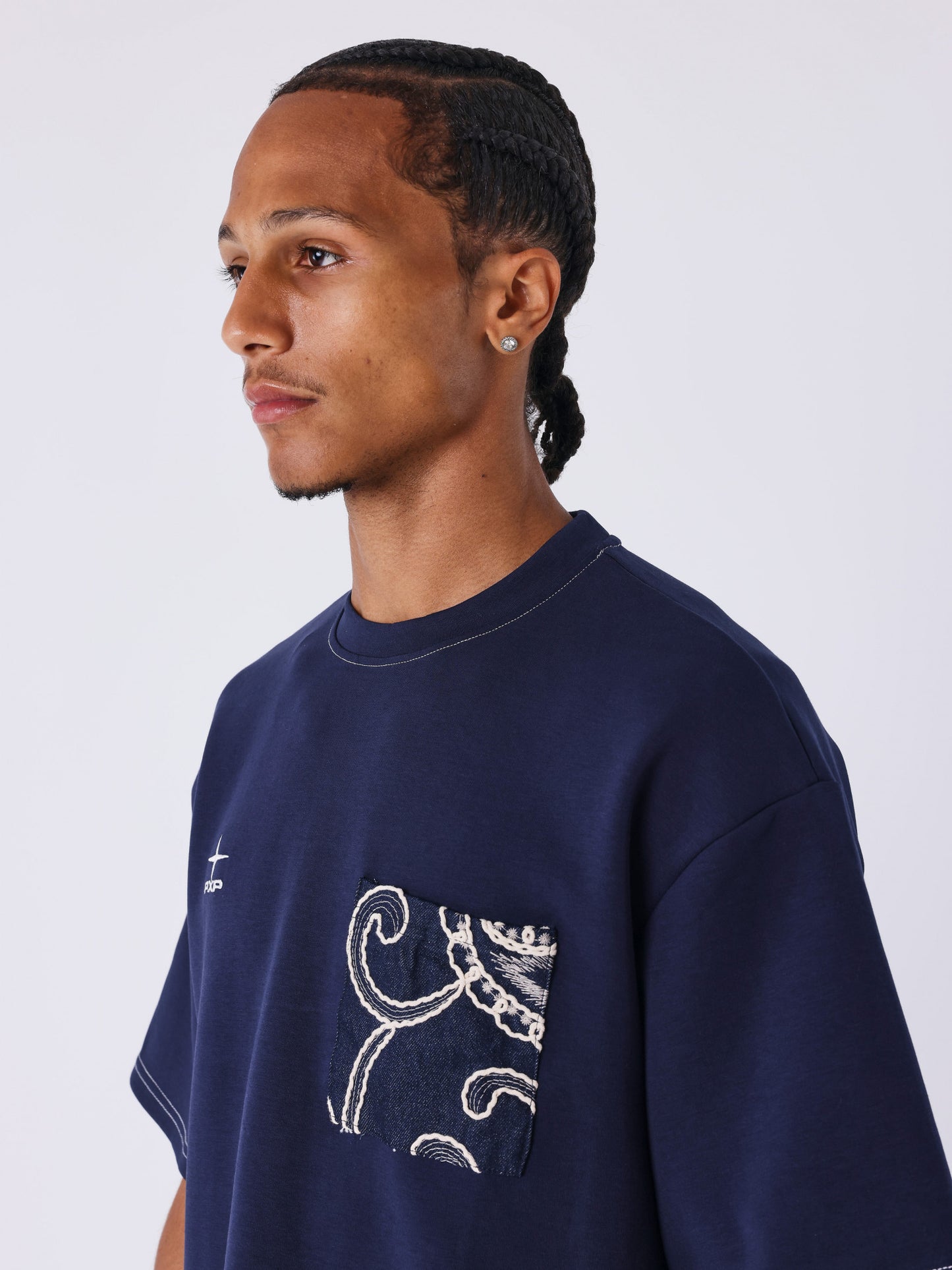 CAMISETA BANDANA - AZUL MARINO - PROJECT X PARIS | 2511002-BS