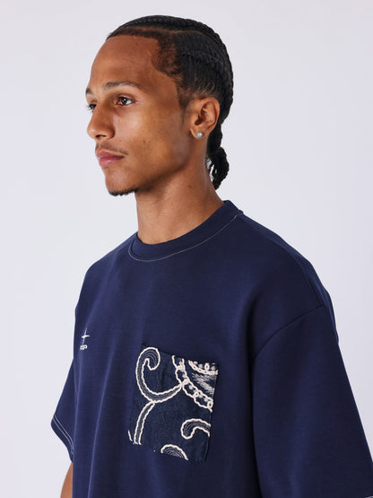 CAMISETA BANDANA - AZUL MARINO - PROJECT X PARIS | 2511002-BS