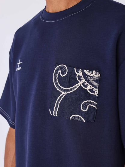 CAMISETA BANDANA - AZUL MARINO - PROJECT X PARIS | 2511002-BS