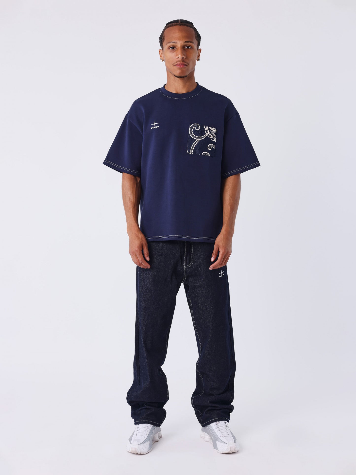 CAMISETA BANDANA - AZUL MARINO - PROJECT X PARIS | 2511002-BS