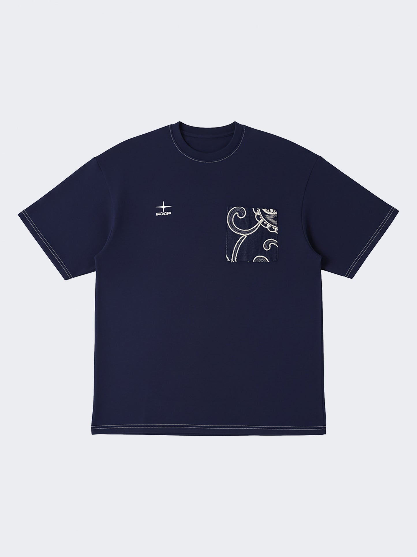 CAMISETA BANDANA - AZUL MARINO - PROJECT X PARIS | 2511002-BS