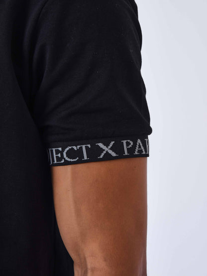 CAMISETA BRAZALETE CON LOGO BORDADO - NEGRO - PROJECT X PARIS | 2310059-BK