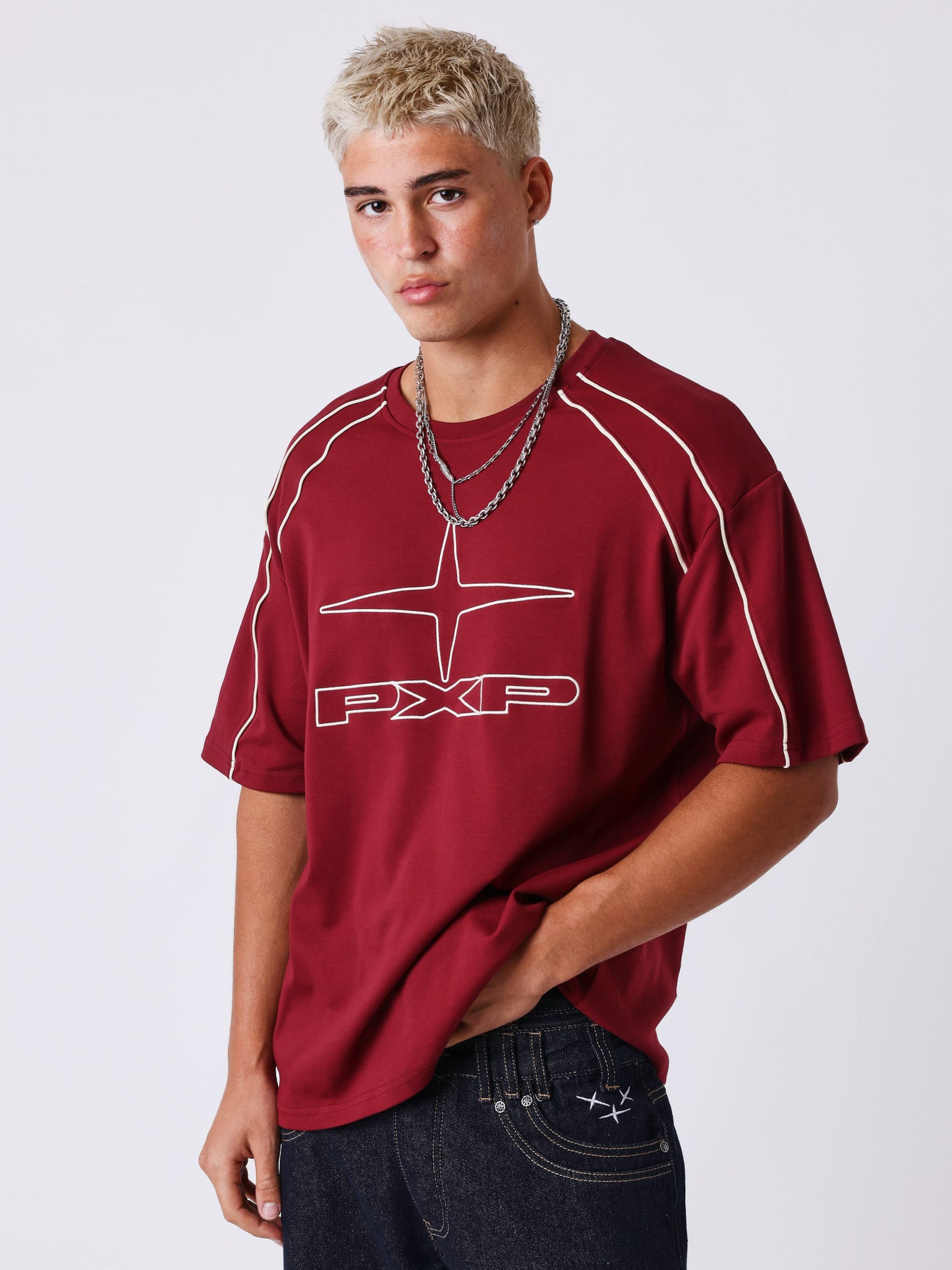 CAMISETA KNOCKOUT - BURDEOS - PROJECT X PARIS | U2611100-BR