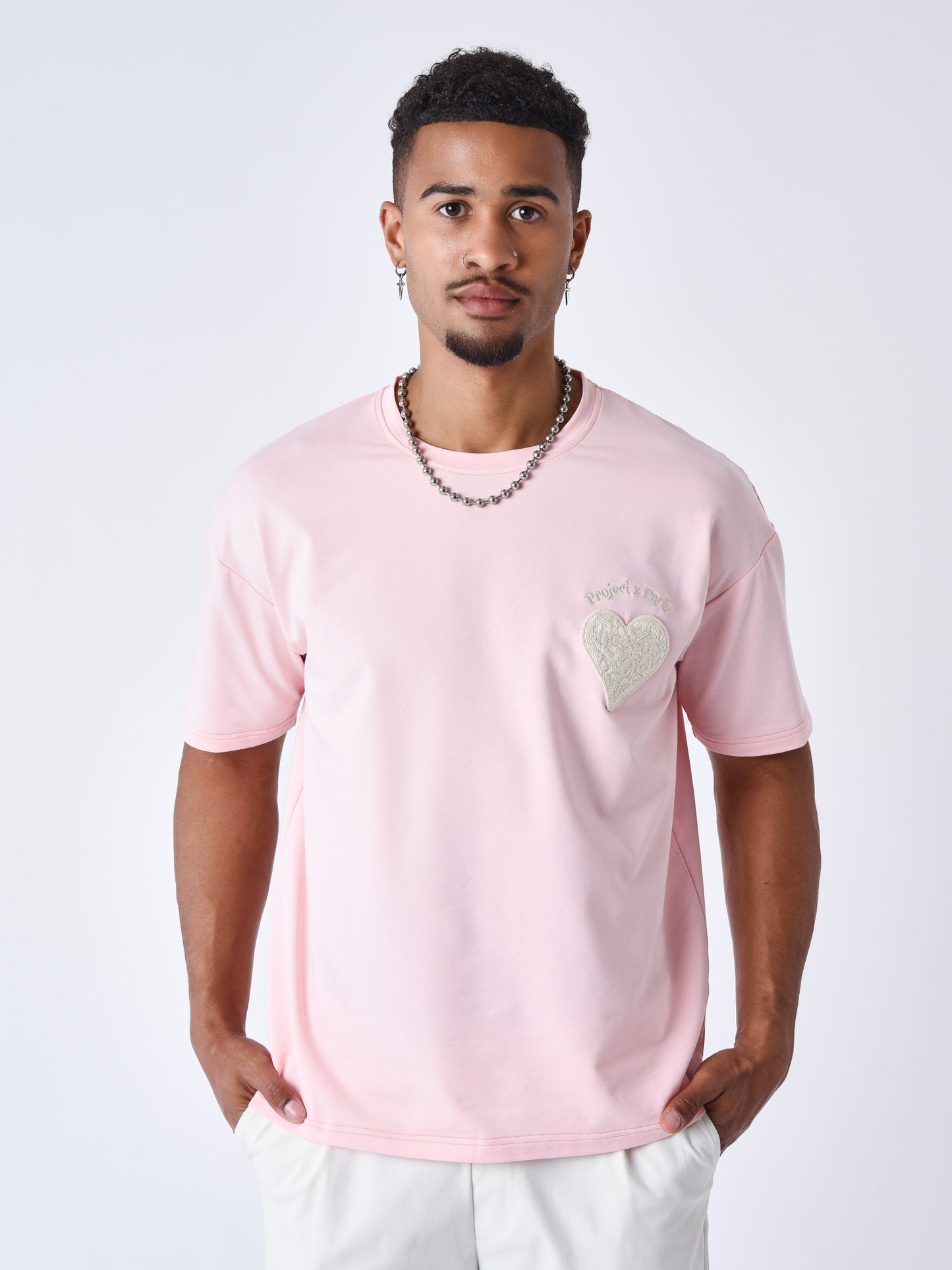 CAMISETA "CORAZÓN" - ROSA - PROJECT X PARIS | PXP 2510154-PK