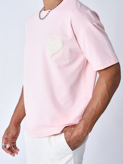 CAMISETA "CORAZÓN" - ROSA - PROJECT X PARIS | PXP 2510154-PK