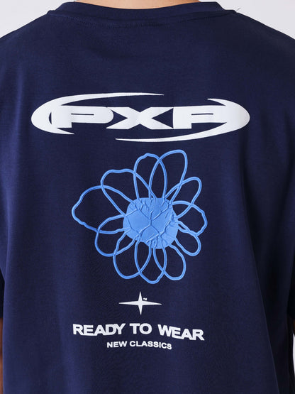 CAMISETA STREET BLOOM - AZUL MARINO - PROJECT X PARIS | 2611110_BS