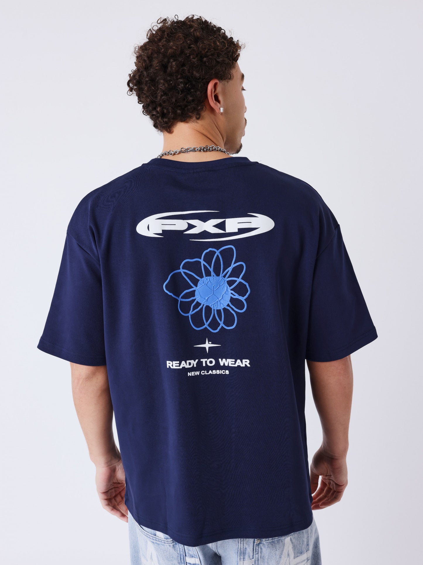 CAMISETA STREET BLOOM - AZUL MARINO - PROJECT X PARIS | 2611110_BS