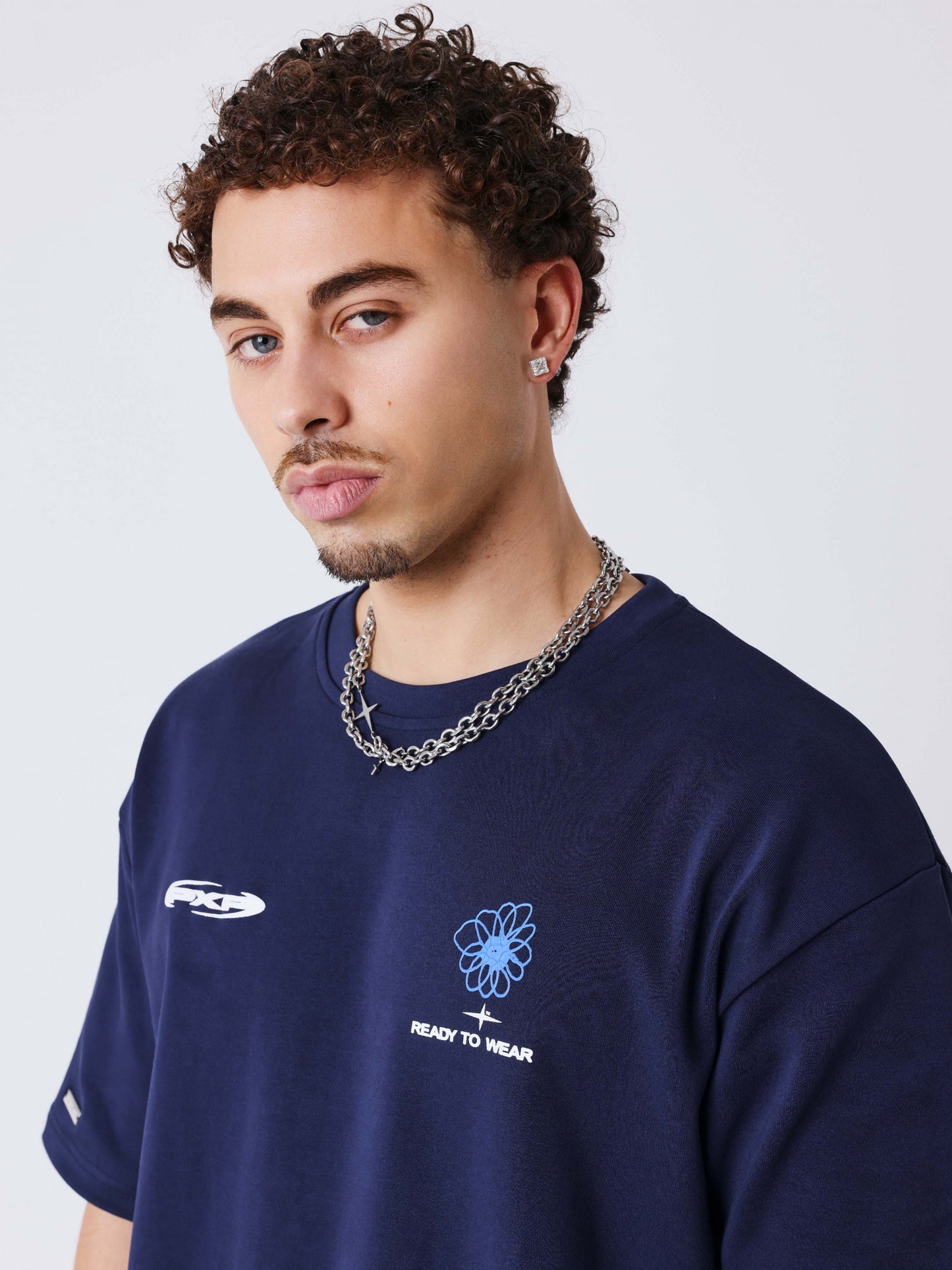 CAMISETA STREET BLOOM - AZUL MARINO - PROJECT X PARIS | 2611110_BS