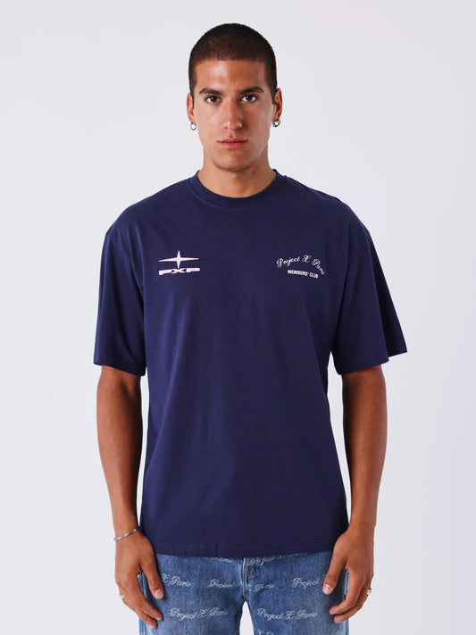 CAMISETA PXP MEMBER´S CLUB - AZUL MARINO - PROJECT X PARIS | 2512023_BS
