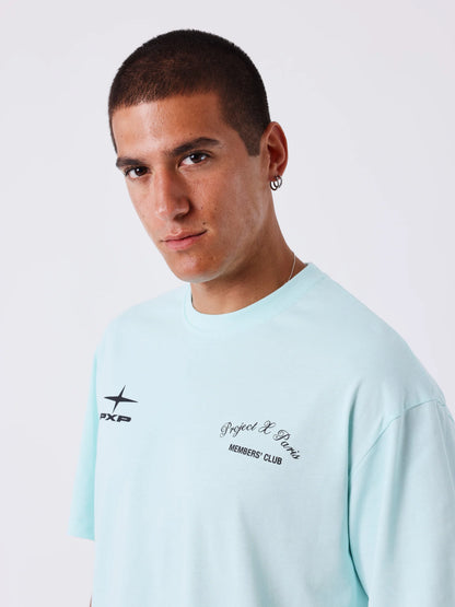 CAMISETA PXP MEMBER´S CLUB - AZUL TURQUESA - PROJECT X PARIS | 2512023_MI